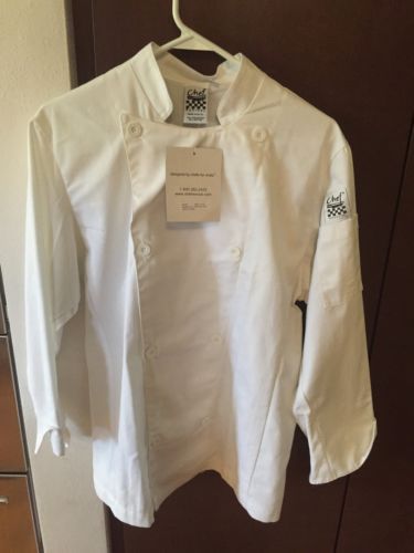 Chef revival nwt chef&#039;s long sleeve jacket knife and steel ladies women&#039;s m for sale