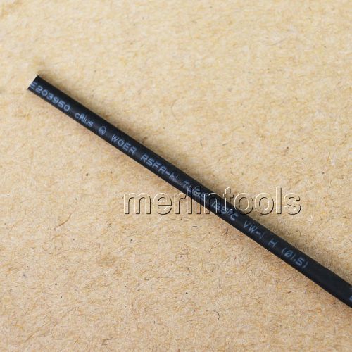 1.5 mm Black Heat Shrinkable Tube Shrink 6 Feet