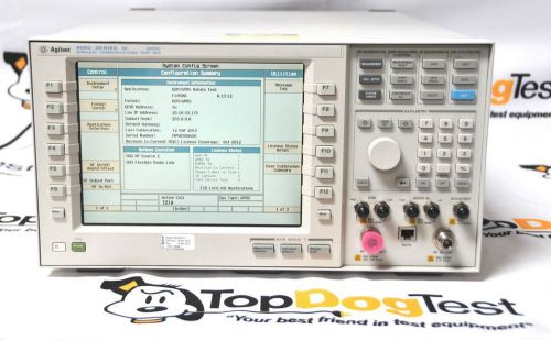 HP Agilent 8960 Wireless Communications Test Set E5515C-002-003-E1991B Warranty