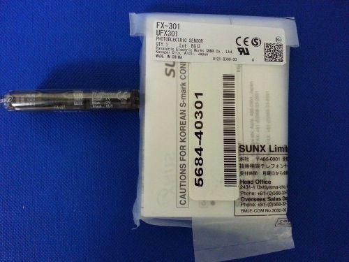 SUNX FX-301 FIBER OPTIC SENSOR FX301 UFX301, 5684-40301SHIPSAMEDAY