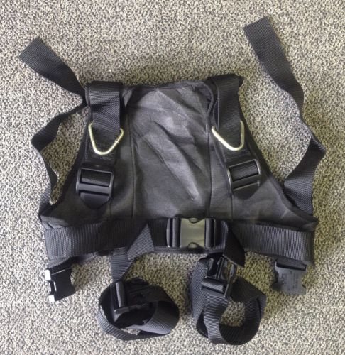 Small Heavy Duty Black Harness Vest