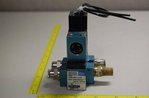 Mac solenoid valve 25-125psi 912b-pm-111ca/pme-111caaa for sale