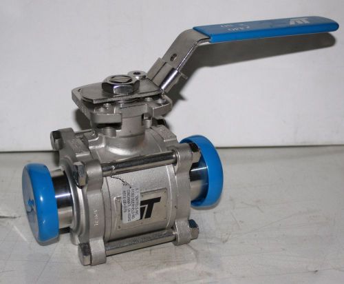 2&#034; Sanitary CF3M Ball Valve (1000 Psi)  A-T Controls  NEW