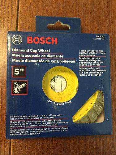 Bosch 5 In. Turbo Row Diamond Cup Wheel for Finishing