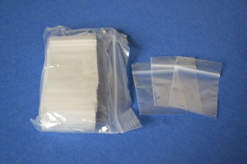 1000 2X2&#034; 2 MIL ZIPLOCK PLASTIC RECLOSABLE RESEALABLE BAGS BAGGIE NEW