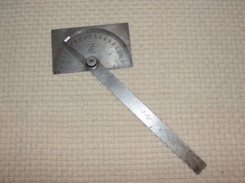 LS Starrett Steel Protractor No. 183