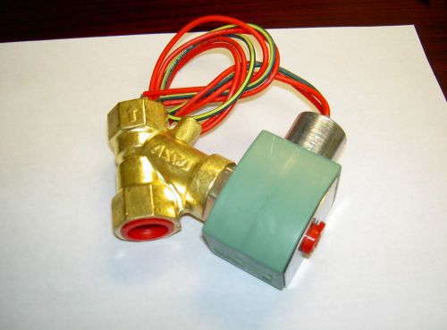 ASCO BRASS SOLENOID VALVE, 8210G015, 24VAC, 1/2&#034;, NC