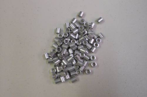 3/8 ROUND ALUMINUM SPACER STANDOFF 1/2 LONG X .190 ID #10  10 PCS.