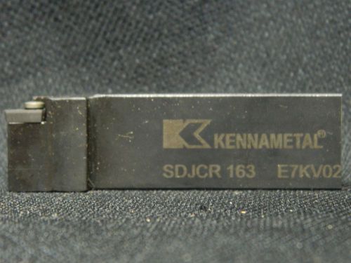 Kennametal SDJCR 163 E7KV02 1.0&#034; Square Shank Indexable Insert Lathe Tool