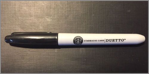 RARE&amp;COLLECTIBLE | STARBUCKS CARD |  DUETTO™ PROMO 2005 | SHARPIE BLACK MARKER |