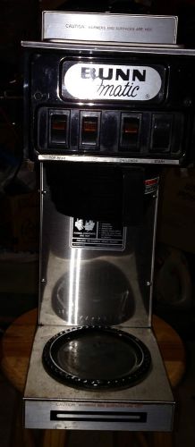 BUNN-O-MATIC STF-35 COMMERCIAL COFFEE MAKER / BREWER TWO TOP WARMERS HOT SIDE