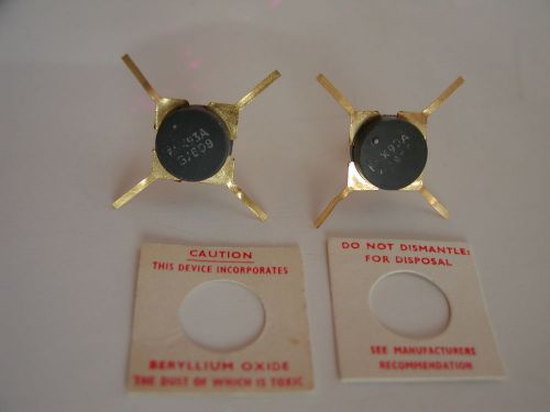 2 pcs. BLX93A UHF NPN SILICON RF POWER TRANSISTOR NOS