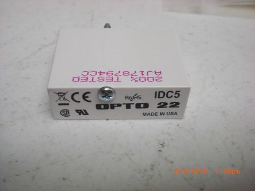 Relay OPTO 22 IDC5 AG ASSOCIATES 4502-0105-02 MODULE INPUT MODULE DC