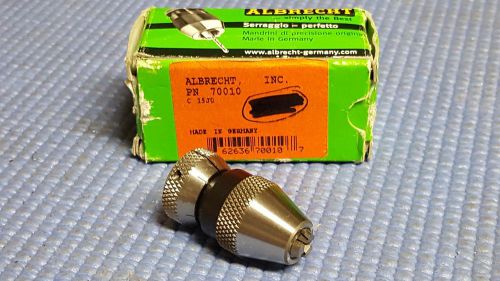 ALBRECHT 0 to 1/16&#034; HI-PRECISION KEYLESS DRILL CHUCK - 70010