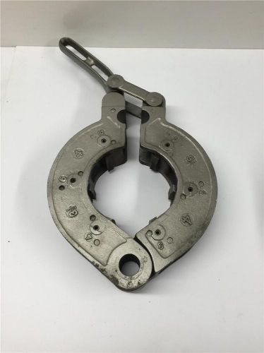 Industrial toledo pipe threading machine thread die holder clamp 3-1/2&#034; - 4&#034; for sale