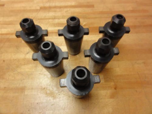 (6) 80419 Universal Engineering Kwik Switch 400 Double Taper Collet Chucks (Y)