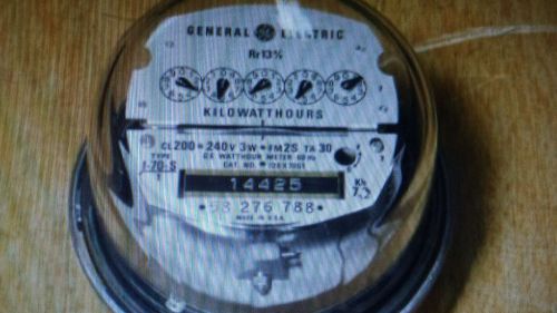 General Electric Kilowatt hour Meter Type I-70-S Steampunk