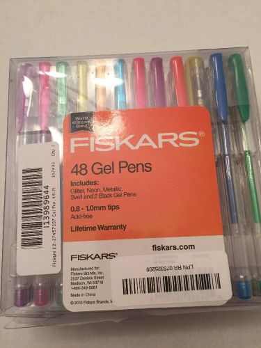 Fiskars Gel Pen 48-Piece Value Set