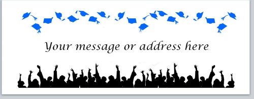 30 Personalized Graduation Return Address Labels Buy 3 get 1 free (bo258)