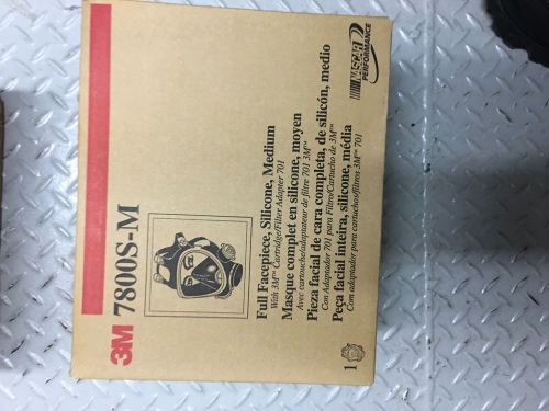 3m 7800s Full Face Respirator Size Medium Brand New