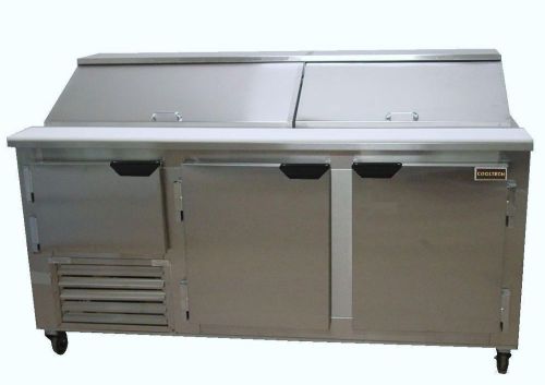 Cooltech 2-1/2 door refrigerated sandwich prep unit 72&#034; for sale