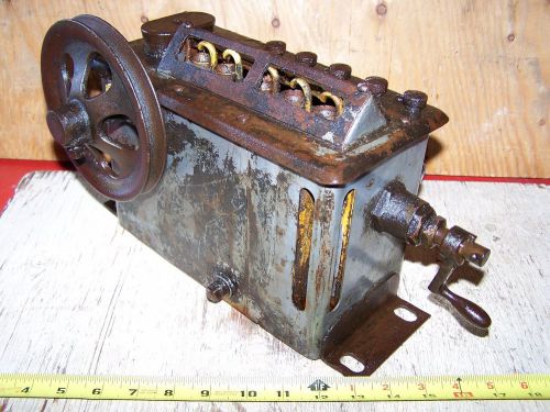 Old madison kipp 5-feed happy farmer steam prairie tractor hit miss engine oiler for sale