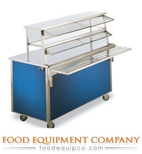 Vollrath 37321 classic cafeteria breath guard 2 shelf 46&#034; for sale