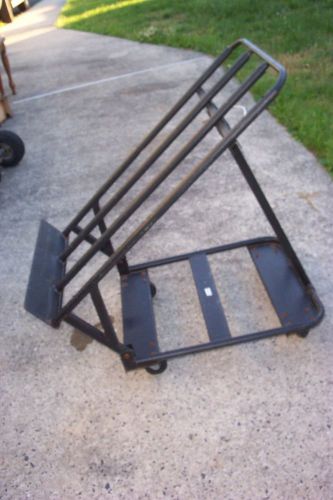 FOLDING MOBILE TELESCOPIC DISPLAY SLANT RACK ON WHEELS HEAVY DUTY FOR PRODUCE OR