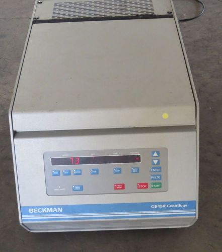 BECKMAN GS-15R REFRIGERATED CENTRIFUGE w/ ROTOR (#807)