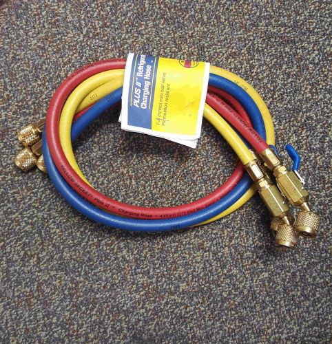 Yellow jacket 29983 36&#034;, 3 pak, compact ball valve, plus ii 1/4&#034; hose-used for sale