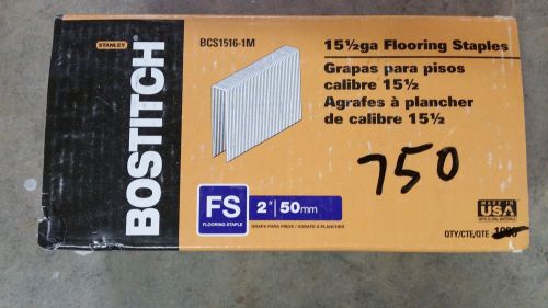 BOSTITCH BCS1516-1M 15-1/2-Gauge 2-Inch Hardwood Flooring Staples New