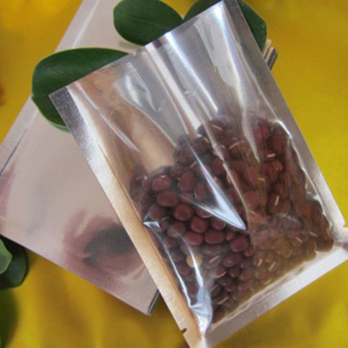 24x30cm mylar foil bag vacuum pouch heat seal food storage aluminum silver clear for sale