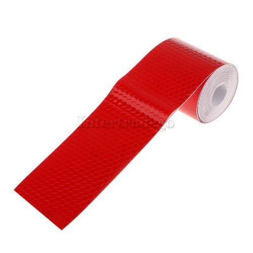 DIY Safety Car Truck Warning Night Reflective Strip Tape Sticker Roll Red