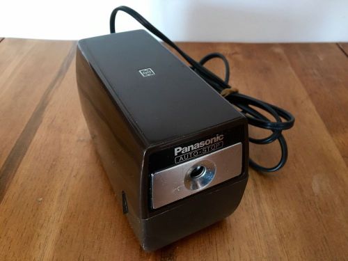 Vintage Panasonic Electronic KP-99 Auto Stop Pencil Sharpener ~ WORKS GREAT!