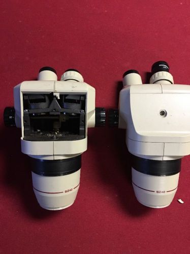 2 Olympus SZ4045 stereo microscope 1Eyepiece ?