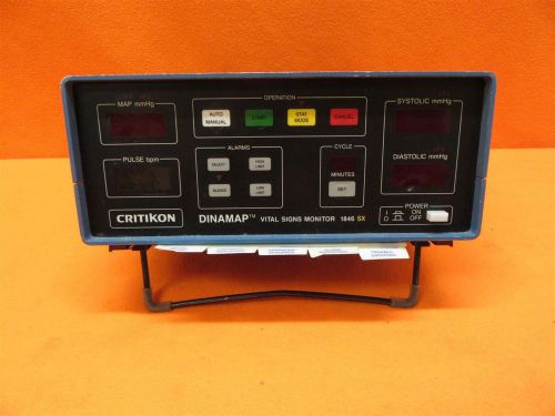 Critikon DinaMap Vital Signs Monitor 1846 SX *Tested Working*