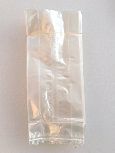 Cello/ Cellophane Polypropylene Gusseted Bags size: 5 5/8&#034; x 2 1/2&#034; x 1 1/4&#034;