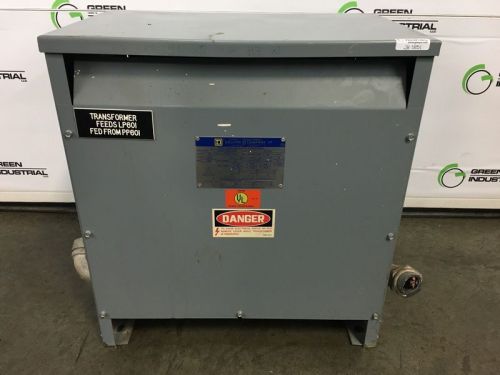 45 KVA Dry Type Isolation Transformer  HV 480 Delta LV 480Y/277 Square D 45T76H