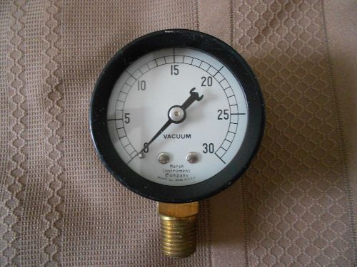 Marsh Instrument Company Vacuum Gauge Vintage Steampunk