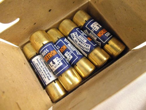 Lot of 10 Fusetron 1.4 Amp 2&#034; Buss Fuse 250V NOS Box #4014