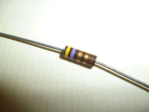 Resistor - lot of 4 - 4.7  ohms - 1/2 watt  - carbon comp