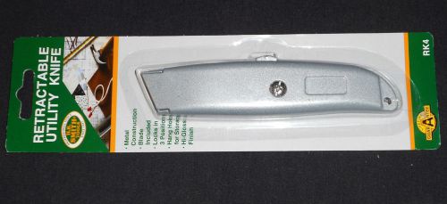 New Metal Retractable Utility Knife H.B. Smith Tools Lifetime Mfr. Guarantee