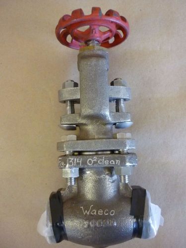 GLOBE VALVE, WAECO, STAINLESS STEEL, NEW 3/4&#034;