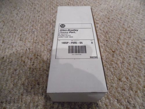 Allen Bradley 1485P-P8R5-D5 Device Port 8 outlet Micro-plex Junction BoxSerA NIB