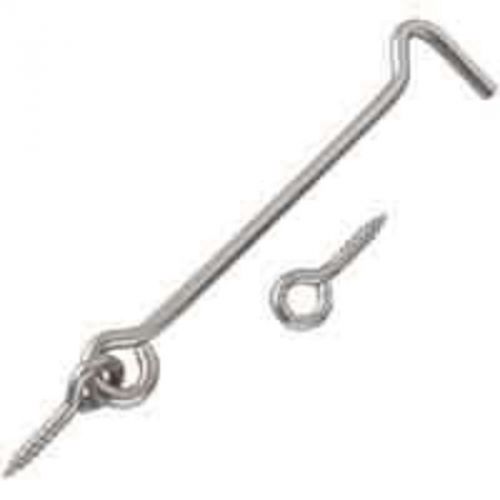 Hk Gate 3In Ss w/ Eye Mintcraft Hook and Eye LR-409S-DB3L Stainless Steel