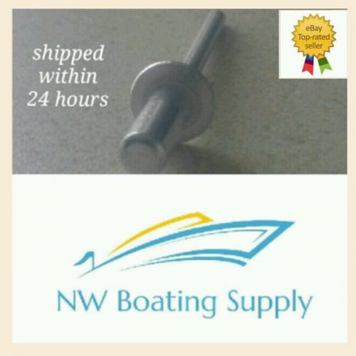 Qty 20 Marine boat repair rivets closed/sealed leak proof 3/16x1/4 free washers