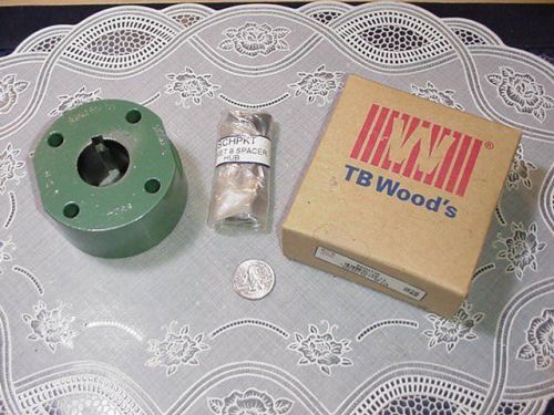 Tb wood&#039;s 8sch118 sf hub 8sc-hx1 1/8 mru shaft coupling new in box! for sale