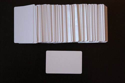 100 Platinum brand Inkjet PVC ID Cards Double Sided Printing Brainstorm ID