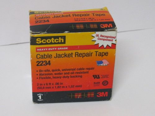 Scotch Cable Jacket Repair Tape 2234, 2&#034; Width, 6 Foot Length (Pack of 1)