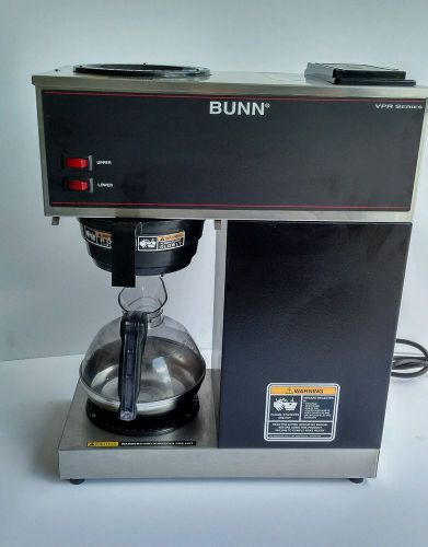 Bunn vpr commercial coffee brewer maker! pourover 120v 2 warmers + decanter pot! for sale